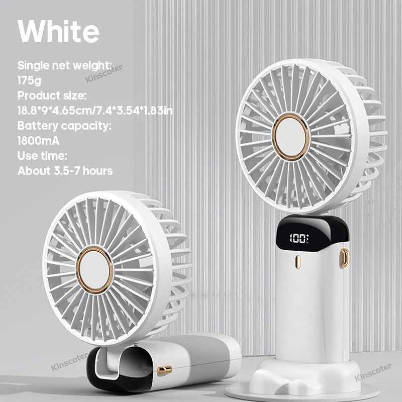 TwistAir™ Mini Fan – Foldable w/ Phone Stand