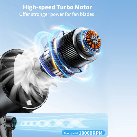 coldSky Portable Fan – 5 Speed w/ Display