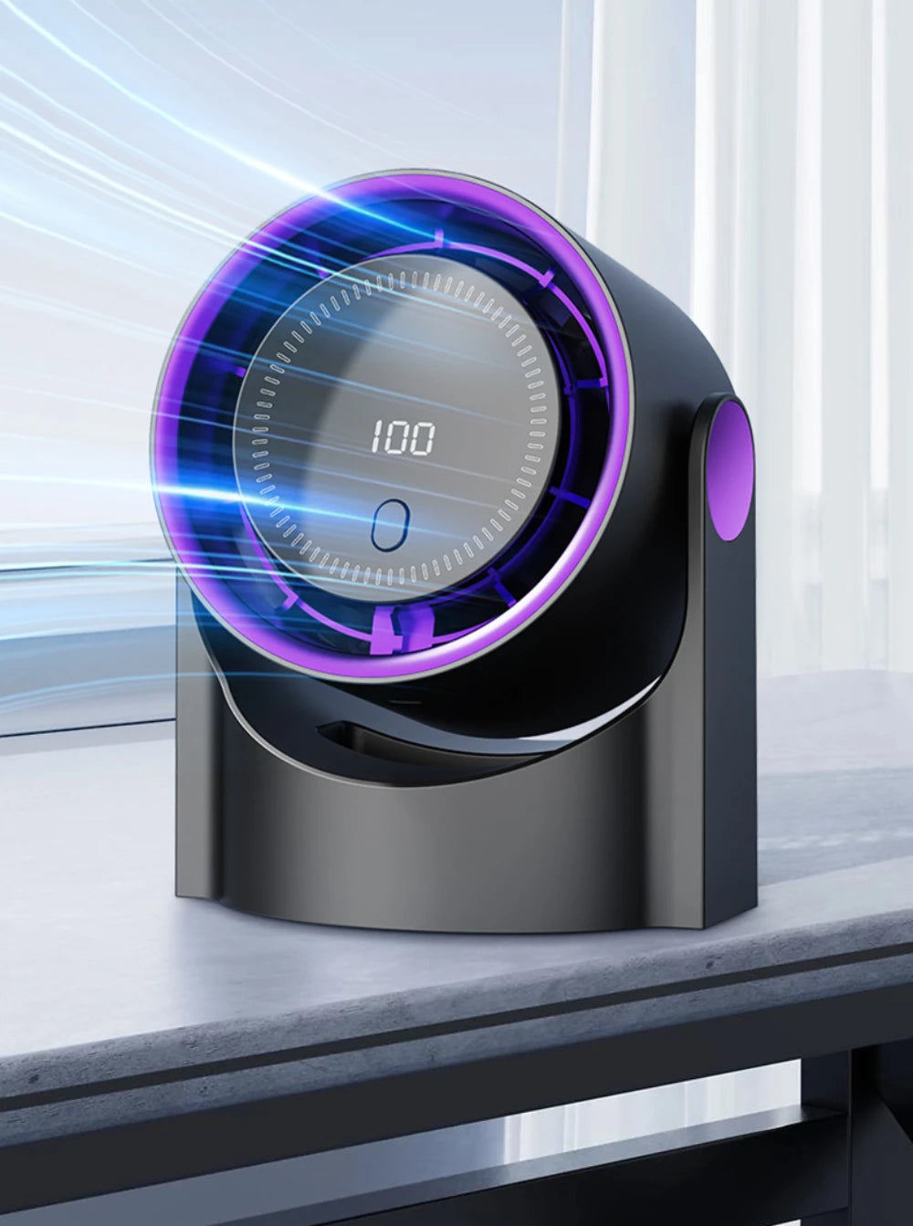 IonWave™ Bladeless Fan – Wall Mount or Desk