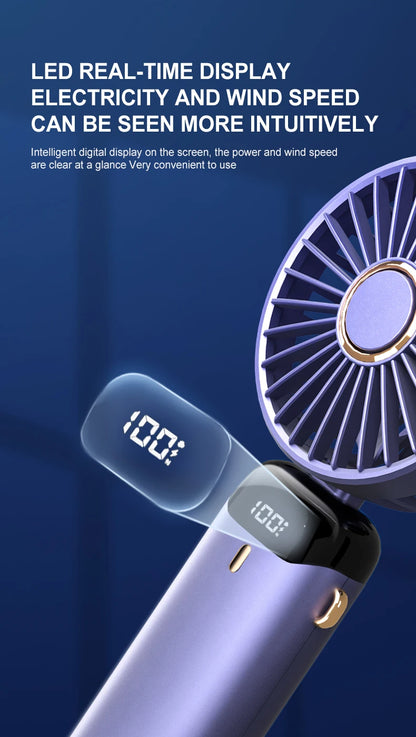 TwistAir™ Mini Fan – Foldable w/ Phone Stand