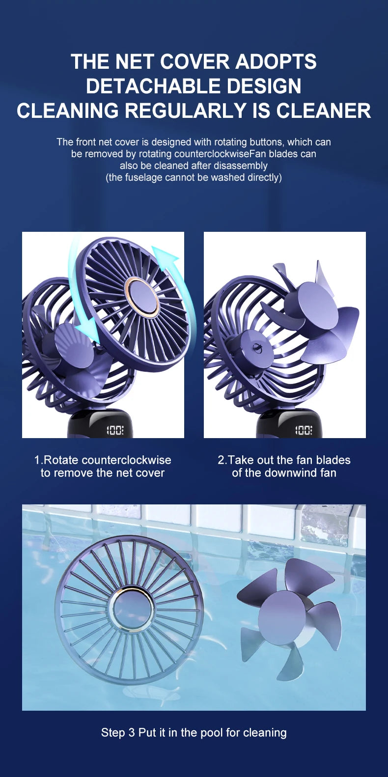 TwistAir™ Mini Fan – Foldable w/ Phone Stand