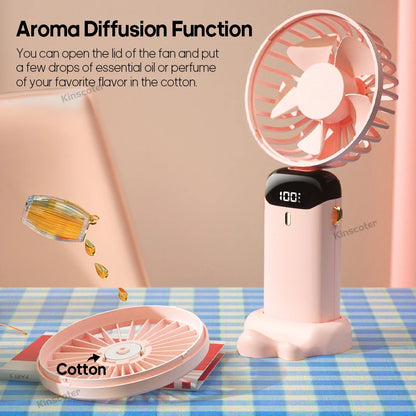 TwistAir™ Mini Fan – Foldable w/ Phone Stand