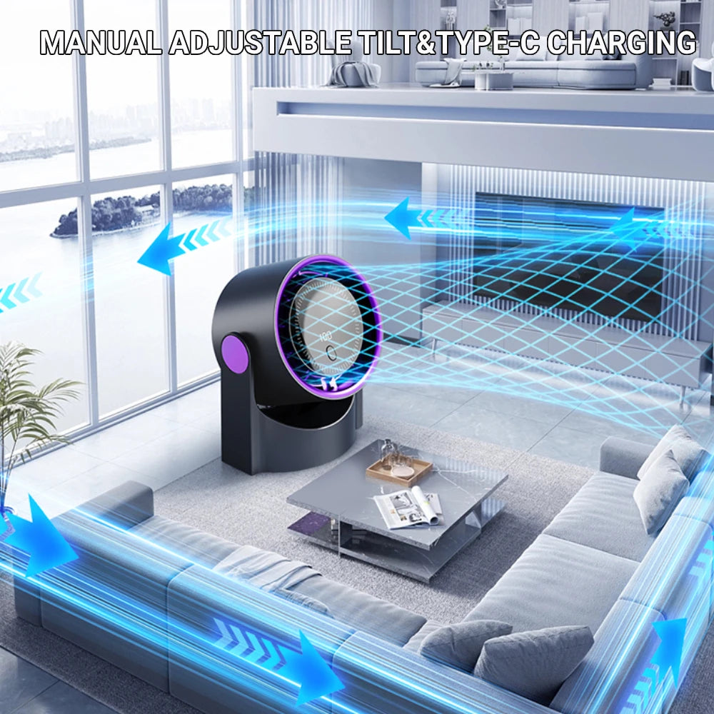 IonWave™ Bladeless Fan – Wall Mount or Desk
