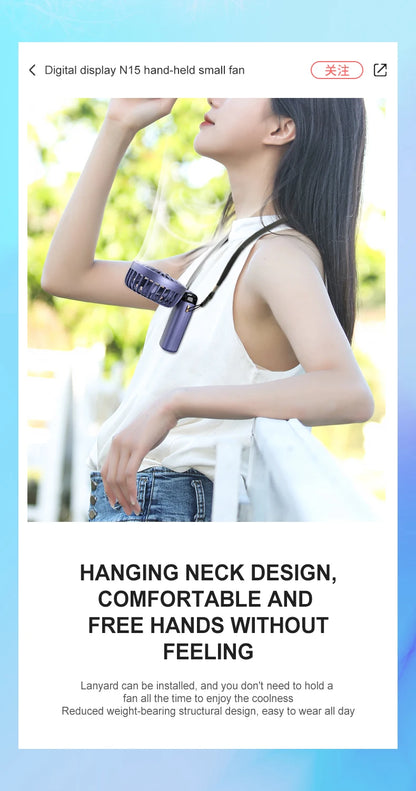 TwistAir™ Mini Fan – Foldable w/ Phone Stand