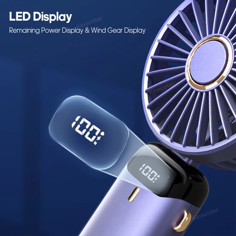 TwistAir™ Mini Fan – Foldable w/ Phone Stand